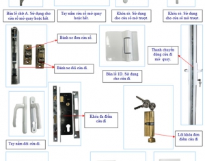 PHỤ KIỆN CỬA NHÔM 17